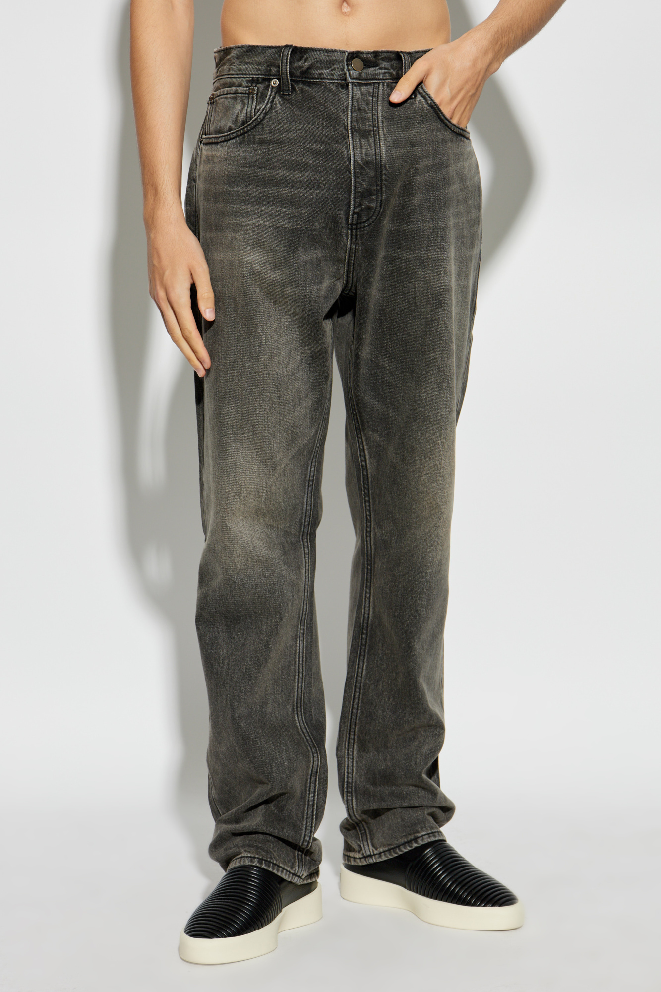 Fear Of God Essentials Jeans with logo patch | Men's
